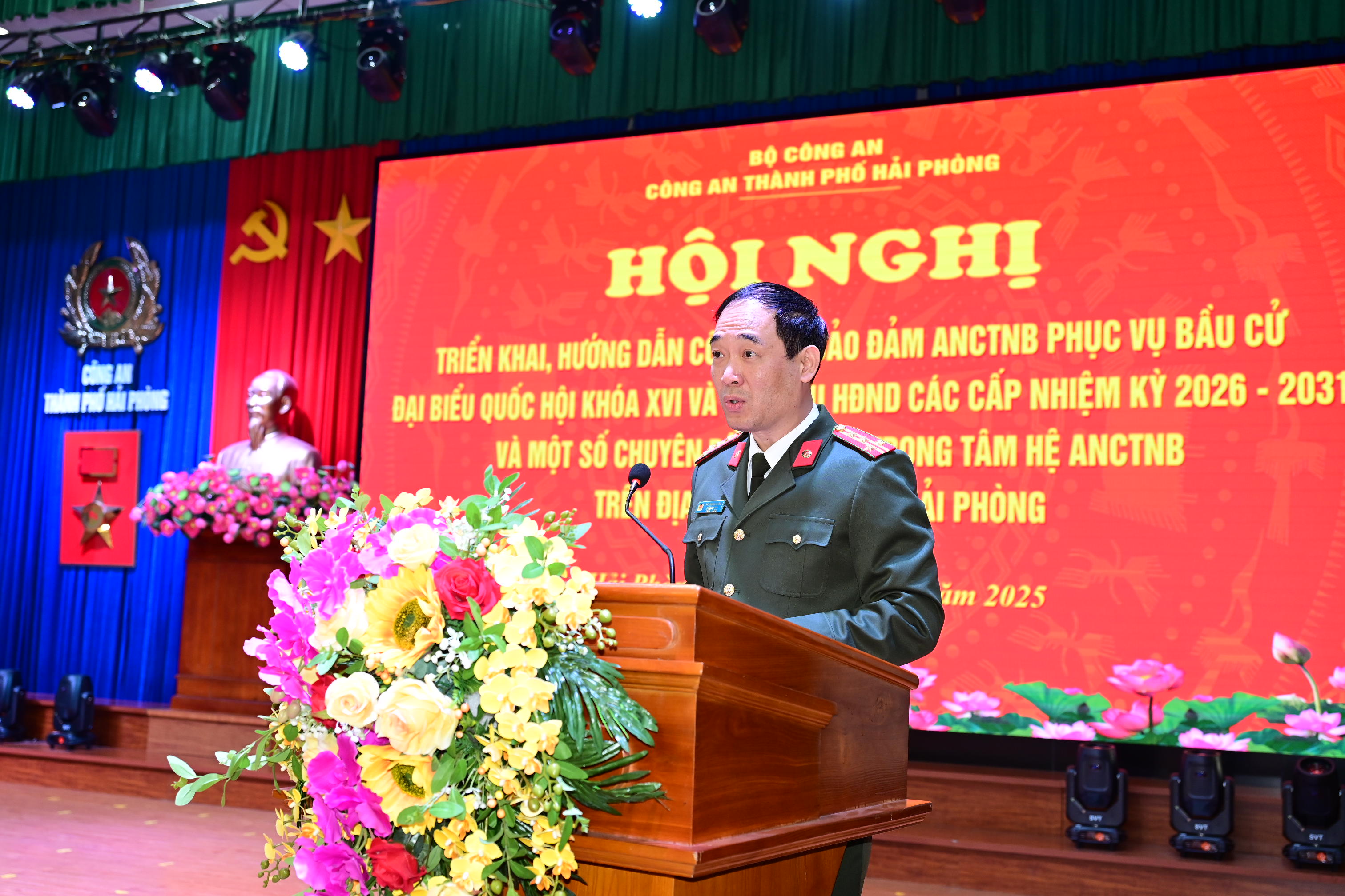 Tập huấn công tác bảo đảm an ninh trật tự cuộc bầu cử đại biểu Quốc hội khóa XVI và đại biểu Hội đồng nhân dân các cấp, nhiệm kỳ 2026 - 2031